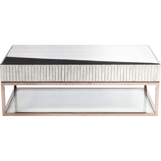 DIVA coffee table 130x70 bronze/clear