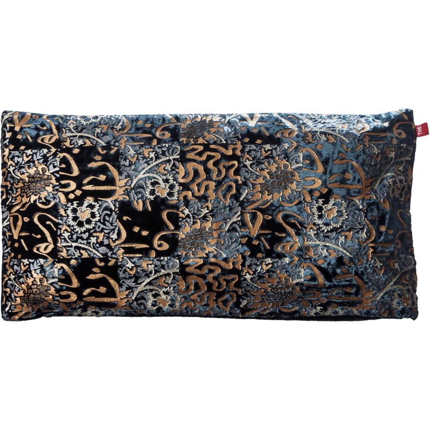Picture of AANA cushion cover 30x60 blue/gold