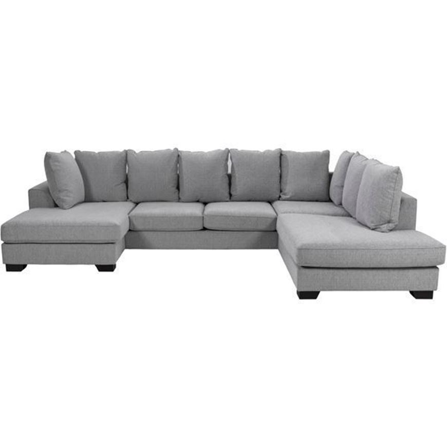 KINGSTON sofa U shape Right grey