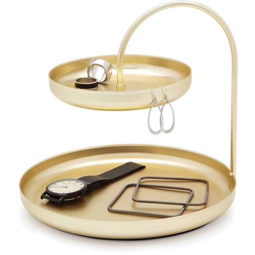 Picture of POISE jewellery tray brass