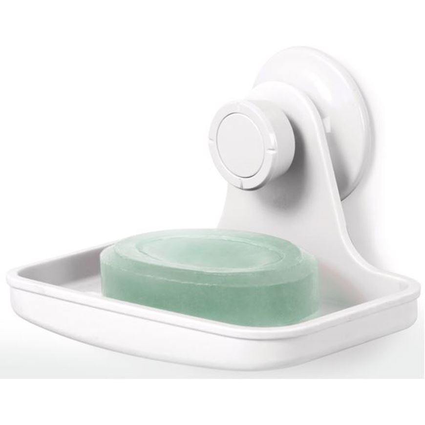 Picture of FLEX gel lock soap dish white