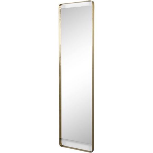 Picture of CASTOR mirror 168x46 brass