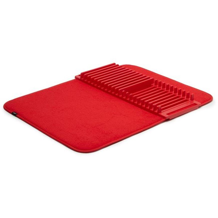 Picture of UDRY dish rack & drying mat red