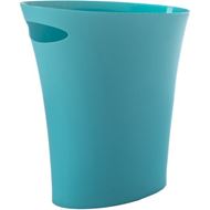 SKINNY waste can light blue