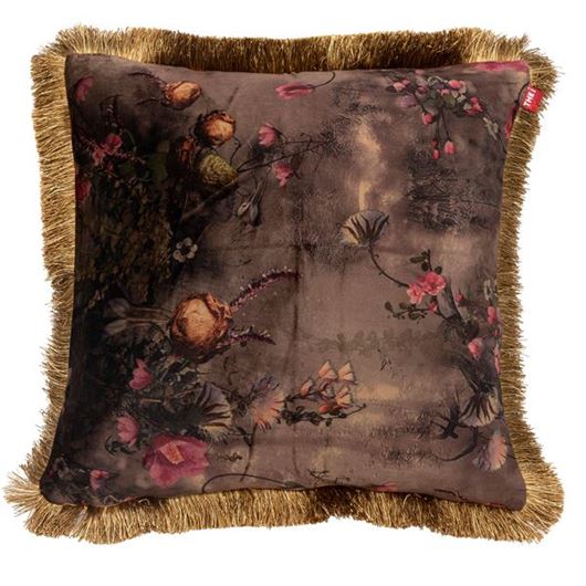 Picture of FLORA cushion cover 45x45 brown