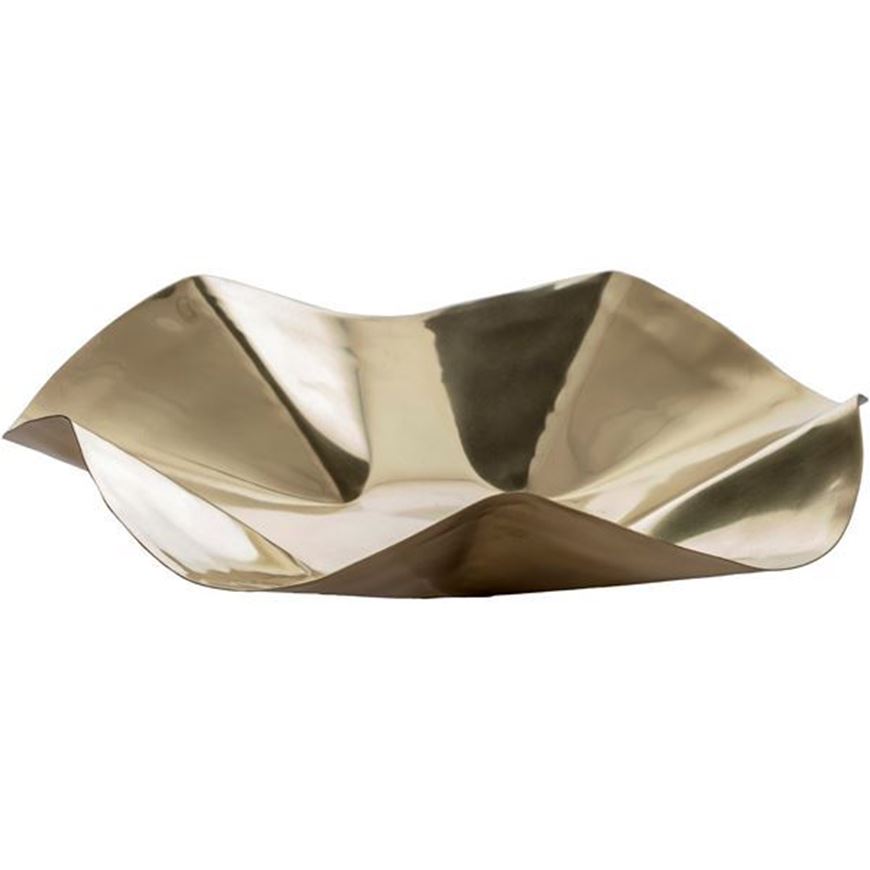 WAVE bowl d34cm gold