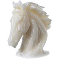 STEED candle h25cm cream