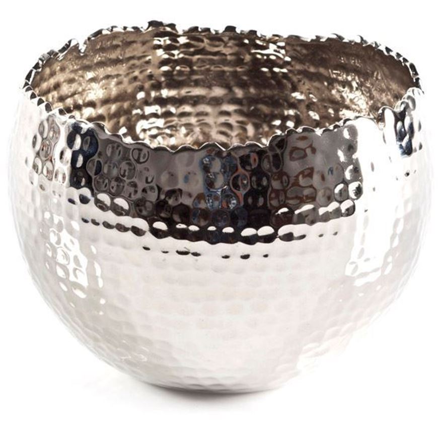 ROSELL bowl decoration d13cm silver