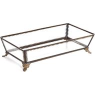 HARSH tray 28x14 clear/gold