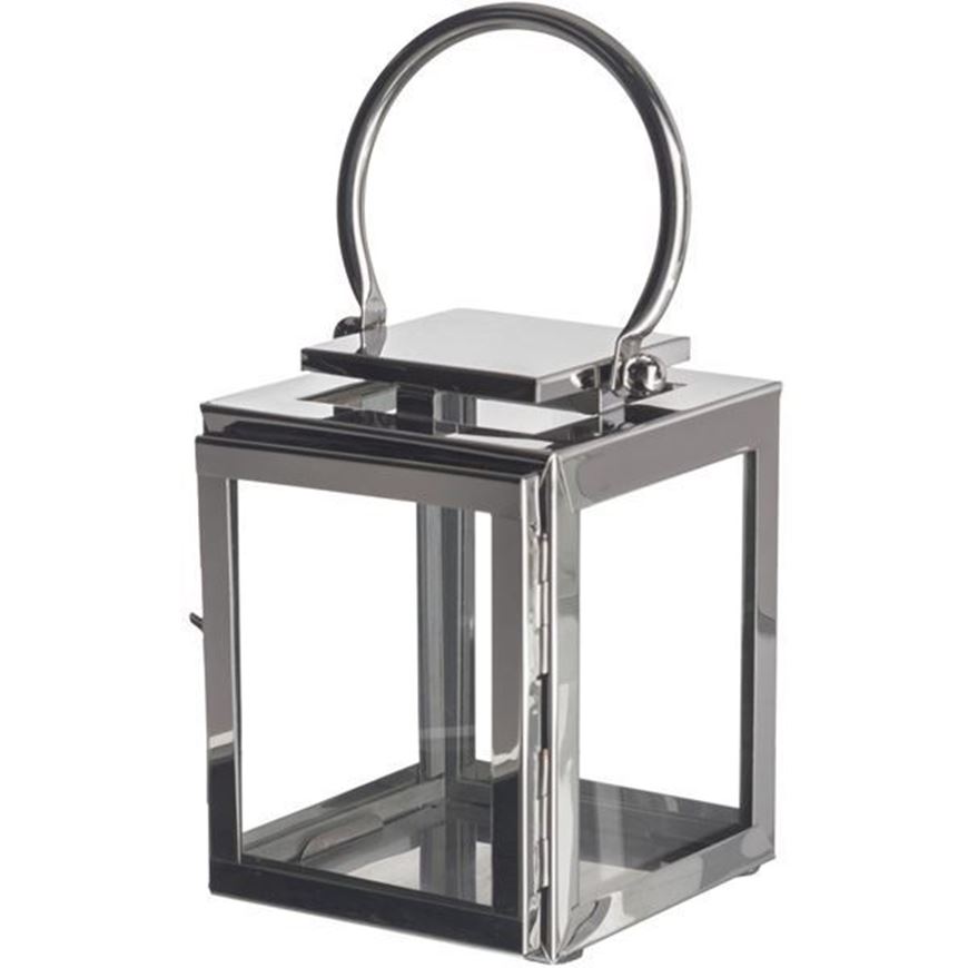 CORA lantern h23cm stainless steel