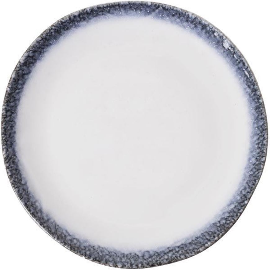 ZHAI dinner plate d26cm white/black