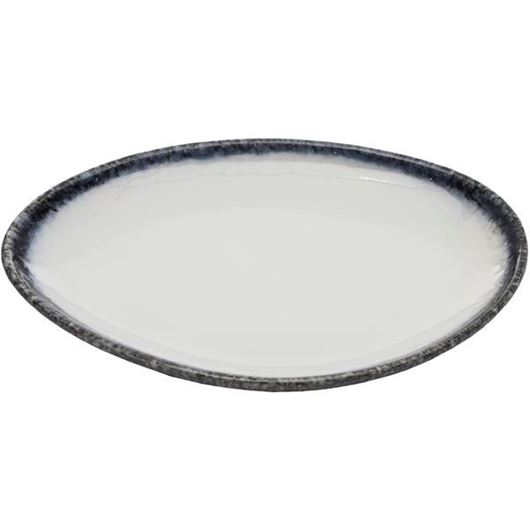 ZHAI dish 21x15 white/black