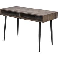 JUDE desk 120x56 grey/black