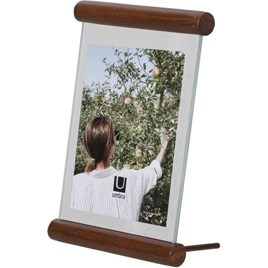 Picture of SCROLL photo frame 13x18 brown