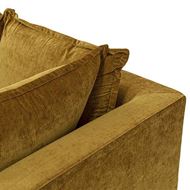 EL PASO sofa 2.5 + chaise lounge Left yellow