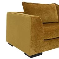 EL PASO sofa 2.5 + chaise lounge Left yellow