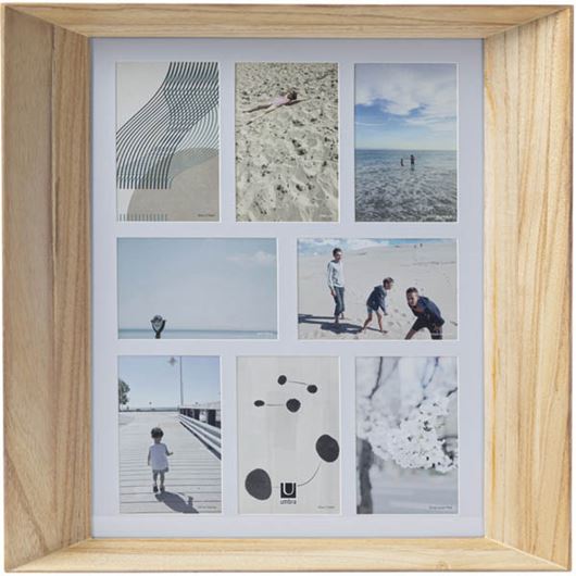 Picture of LOOKOUT multi photo frame 10x15/8 natural