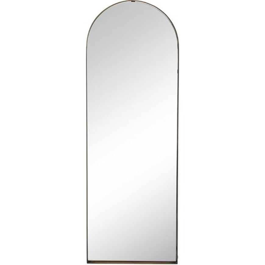 ARCH mirror 152x50 brass