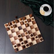 WOBBLE chess set 38x38 brown
