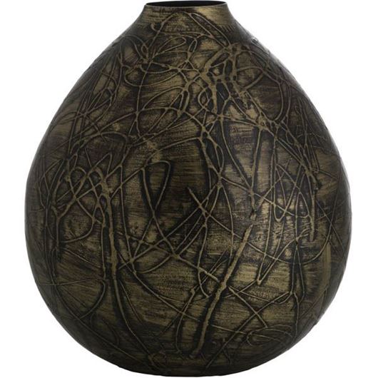 ALLEY vase h26cm bronze