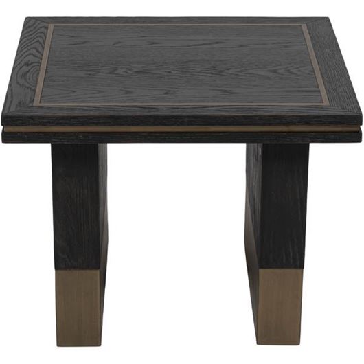 LUDWIG side table 60x60 black/brass