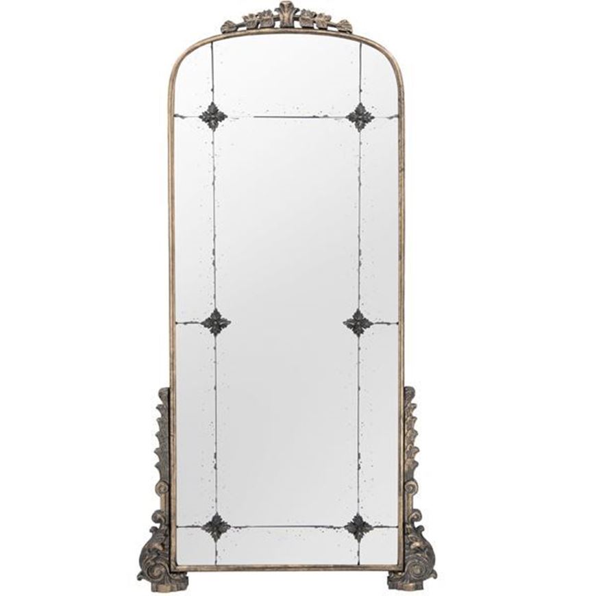 LORI mirror 124x62 gold