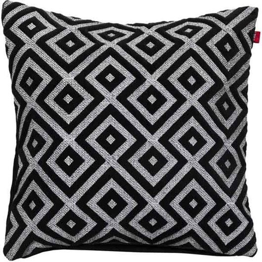 LANE cushion cover 45x45 black and white