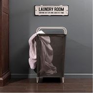 CINCH laundry hamper grey/white