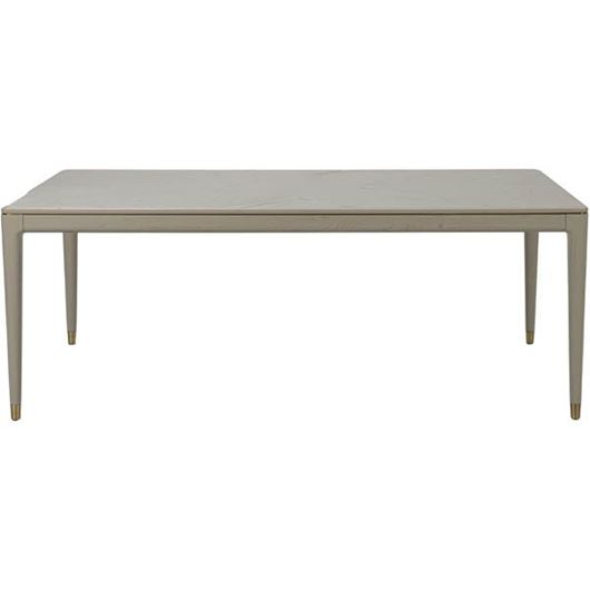 RISING dining table 200x100 taupe/gold