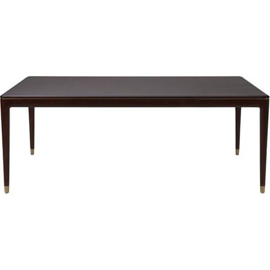 RISING dining table 200x100 brown/gold