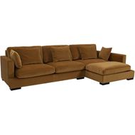 BELLUCCI sofa 3 + chaise lounge Right yellow