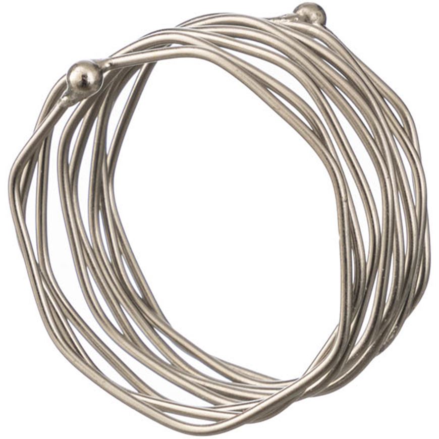 Picture of WIRE napkin ring silver