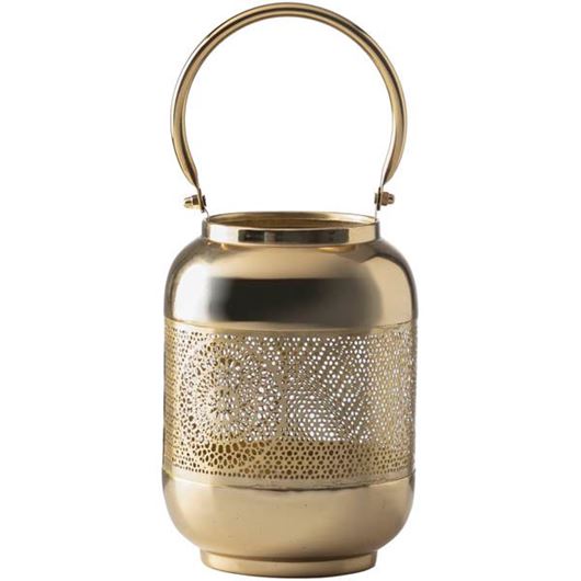 MARDIN lantern h22cm gold