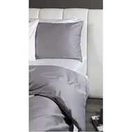 HOTEL Sateen pillowcase 50x70 set of 2 dark grey