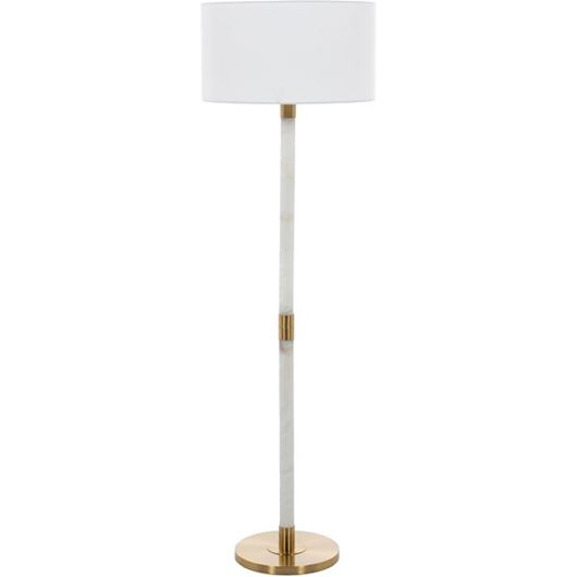 LUIS floor lamp h165cm white/brass