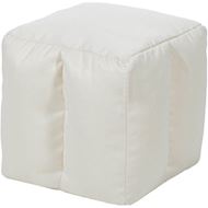 CUBIC pouf 45x45 white