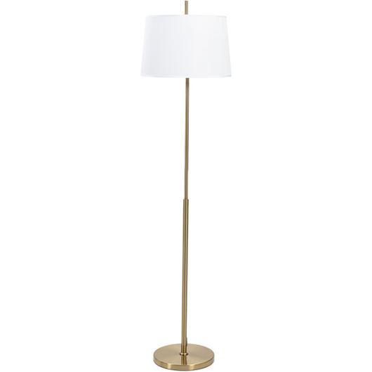 Picture of BRIGHT floor lamp h160cm white/brass