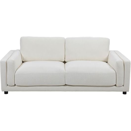 MILAN 2 seater sofa white