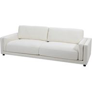 MILAN 3 seater sofa white