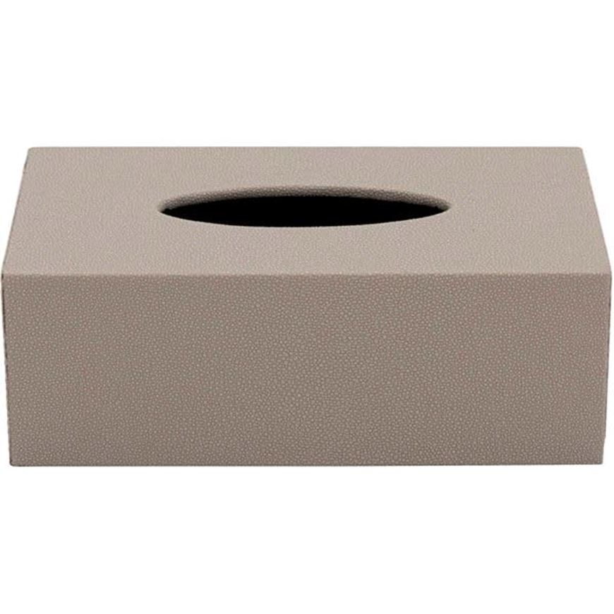 SHAGREEN tissue box 14x25 taupe
