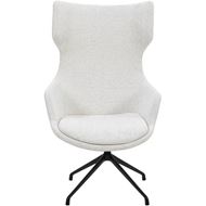 ELEVATE swivel wing chair white
