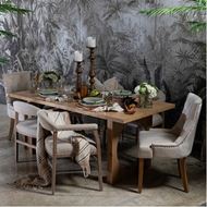 HALA dining chair taupe/natural