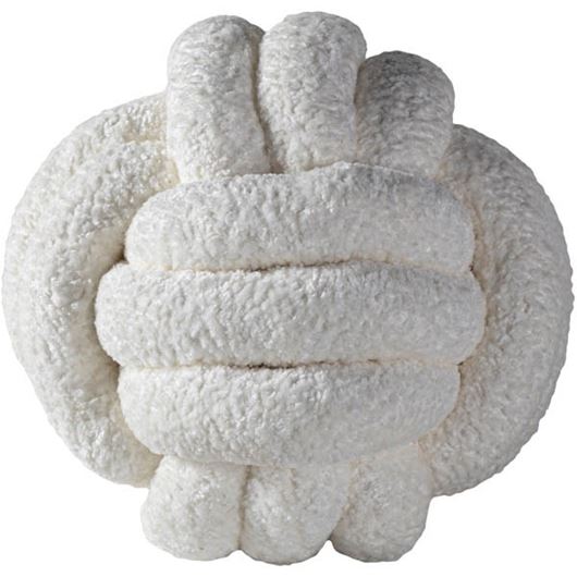 Picture of KNOT cushion white - dia30cm