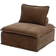 LUMINA armless modular chair brown