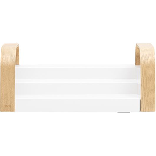 Picture of BELLWOOD 3 tier spice shelf white/natural