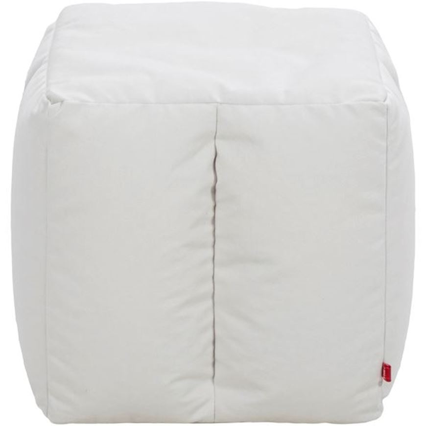 CUBIC pouf white - 45x45cm