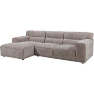 GROOVY 2 seater sofa with left chaise taupe