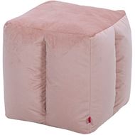 CUBIC pouf microfibre pink - 45x45cm